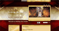 Desktop Screenshot of nothinglikeleather.com